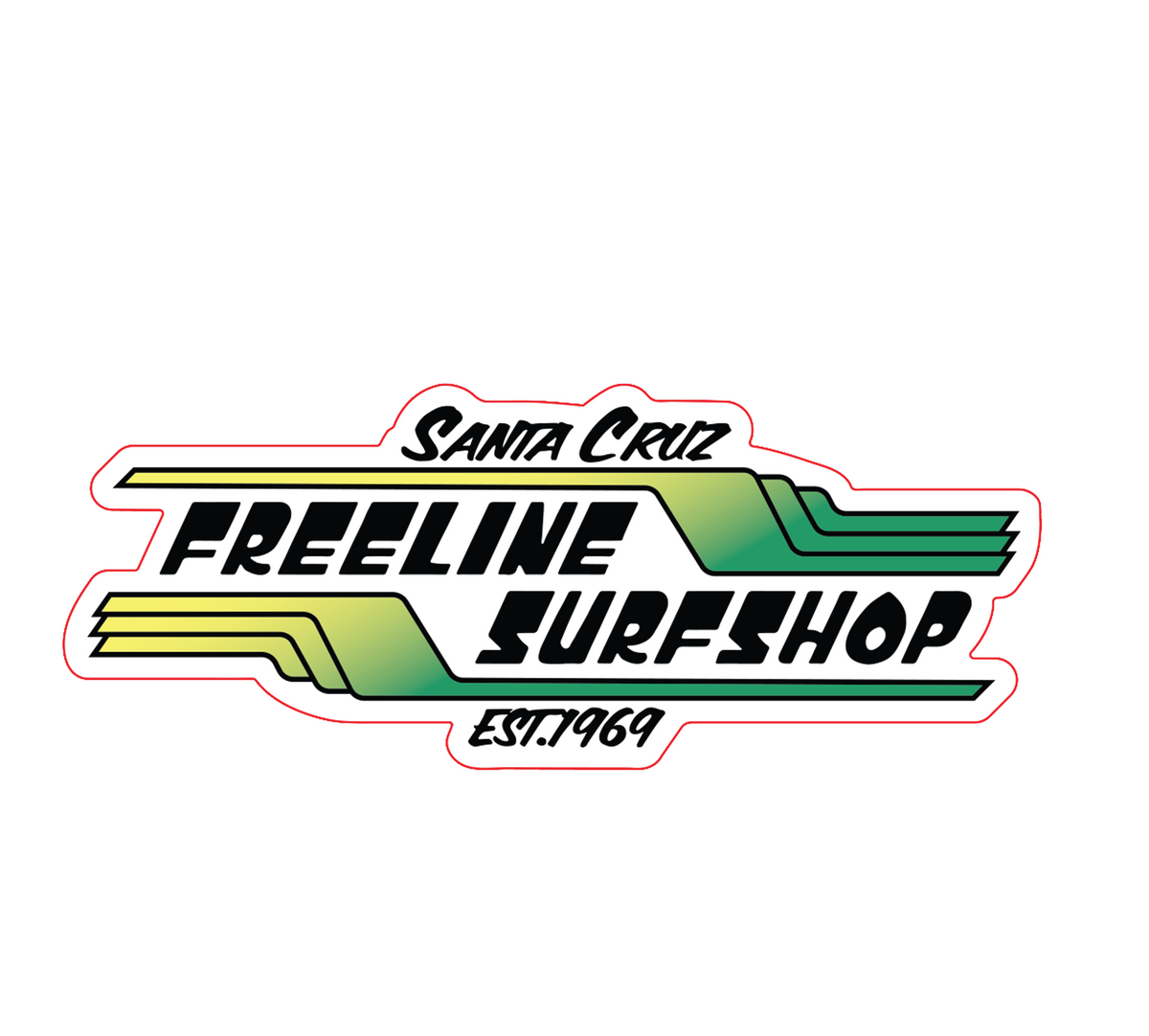 Freeline Surf Shop Stickers