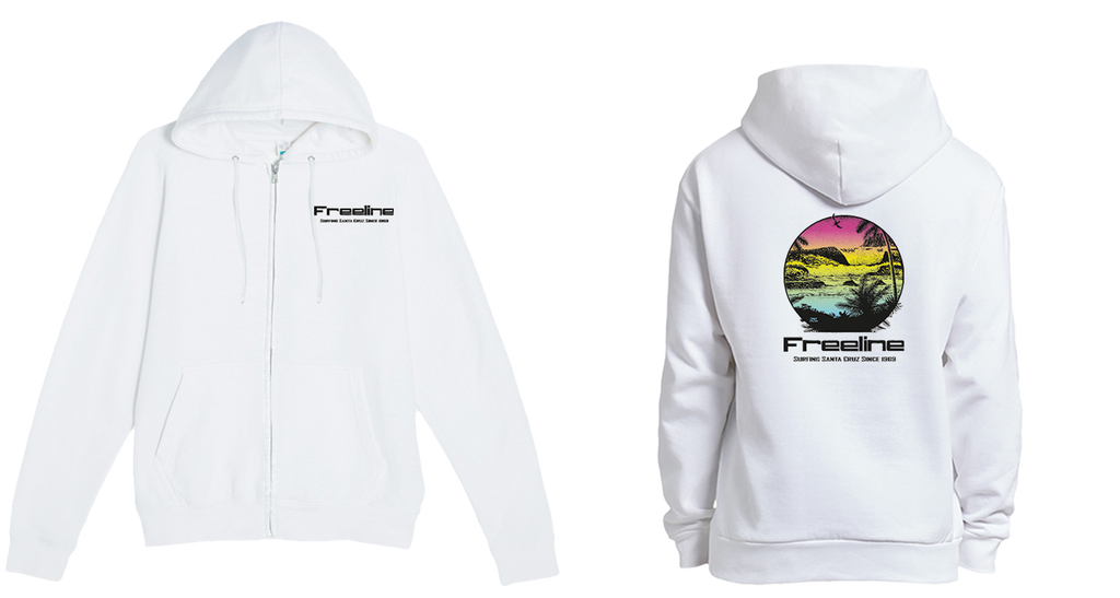 Tropical Sun Zip Up Hoodie Freeline Surf Shop